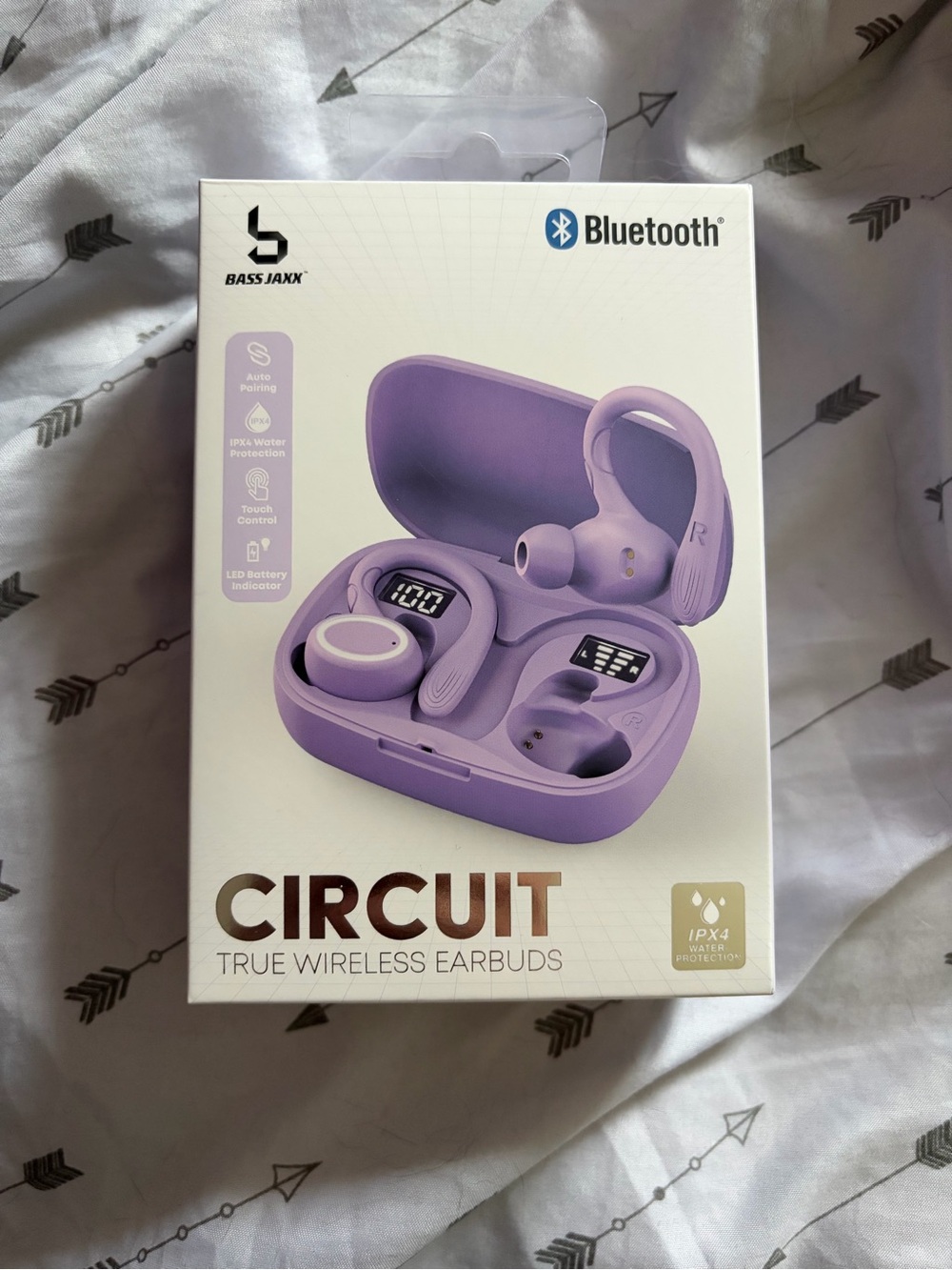 Bass Jaxx Circuit True Wireless Earbuds - Purple